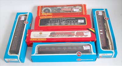 Lot 766 - Hornby R450 LMS black 4-4-0 engine and tender...