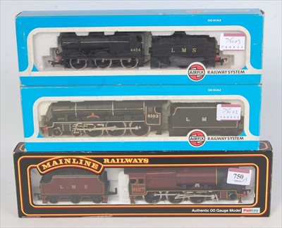 Lot 750 - Mainline LMS red parallel boiler Scot engine...