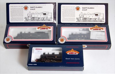 Lot 738 - Three Bachmann Ivatt tank engines 31-453 LMS...