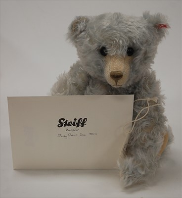 Lot 2311 - A modern Steiff teddy-bear 'Ice', in light...