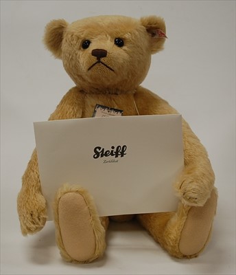 Lot 2312 - A modern Steiff teddy-bear 'Jubilee', in blond...