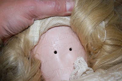 Lot 2068 - A Heubach of Köppelsdorf bisque head doll,...
