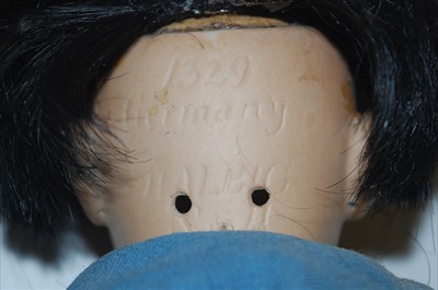Lot 2072 - A rare Simon & Halbig Oriental bisque head...