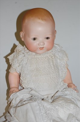 Lot 2085 - An Armand Marseille bisque head doll, having...