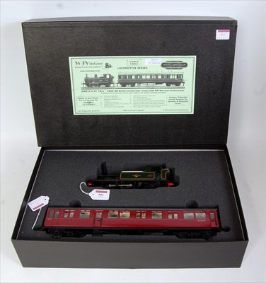 Lot 301 - WJ Vintage GWR 0-4-2 tank 1450 BR lined green...
