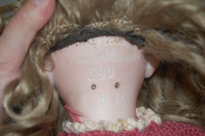 Lot 2089 - An Armand Marseille bisque head doll, having...