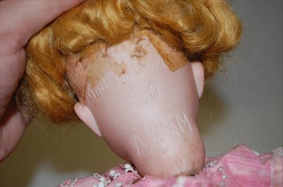 Lot 2090 - An Armand Marseille bisque head doll, having...