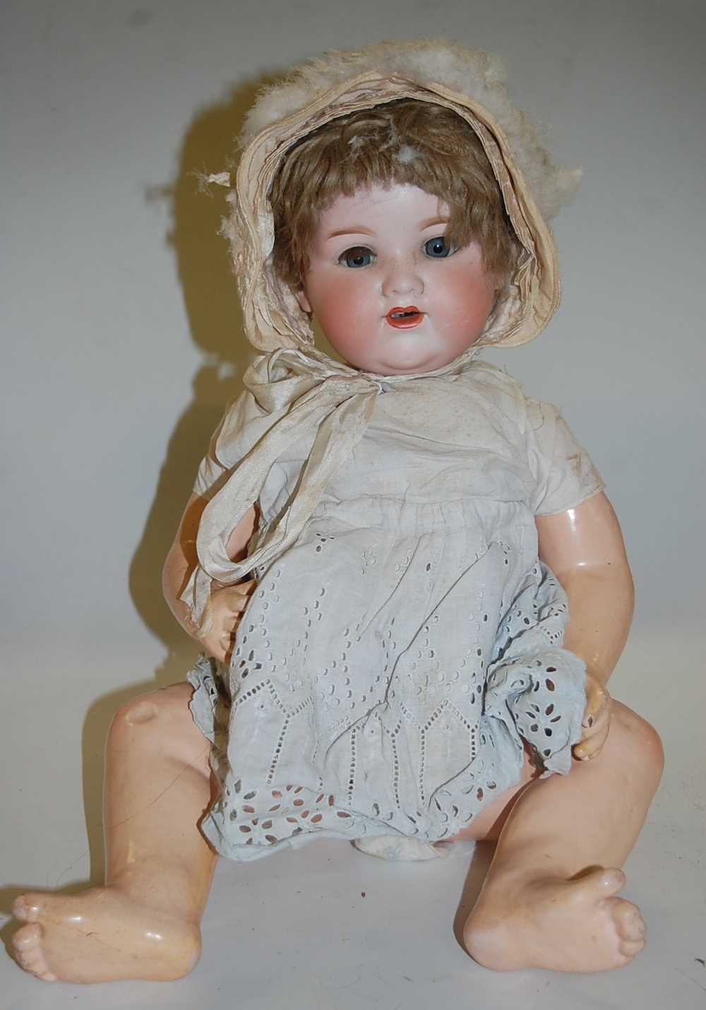 Lot 2093 - An Armand Marseille bisque head doll, having...