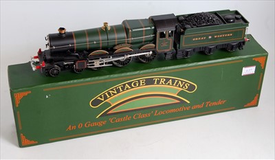 Lot 439 - Vintage Trains Castle class loco and tender...
