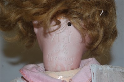 Lot 2102 - An Armand Marseille bisque head doll, having...