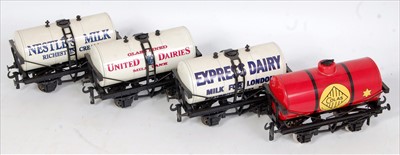 Lot 476 - Four ACE Trains tank wagons:- Nestles, United...