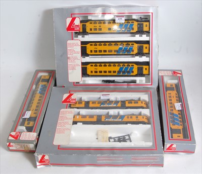 Lot 699 - Lima HO 2 car EMU, a 3 car double deck EMU, 2...