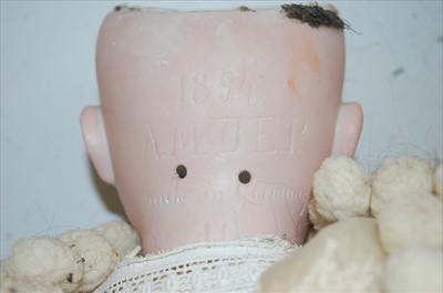 Lot 2112 - An Armand Marseille bisque head doll, having...