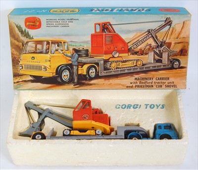 Lot 1648 - A Corgi Toys gift set No. 27 Machinery Carrier...