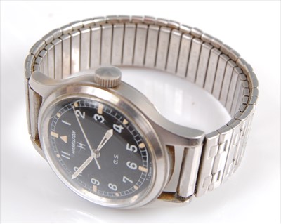 Lot 2074 - A Gents stainless steel Hamilton G.S....