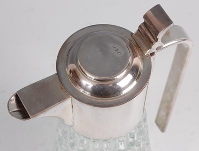 Lot 66 - A 1930s Continental silver and clear moulded...