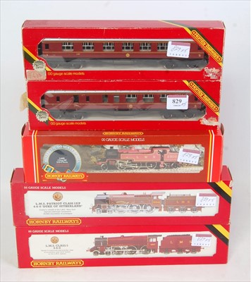 Lot 829 - Hornby R357 Patriot class engine and tender...