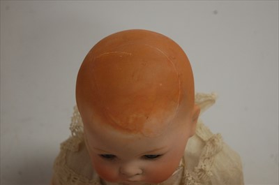 Lot 2156 - An Armand Marseille bisque head doll, having...