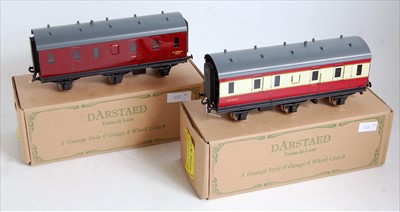 Lot 552 - Two Darstaed 6-wheel stove vehicles, one...
