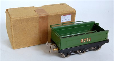 Lot 577 - Circa 1923-4 Hornby no. 2 6-wheel coal rail...