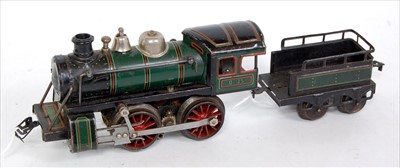 Lot 586 - KBN electric 0-4-0 loco and 4-wheel tender,...