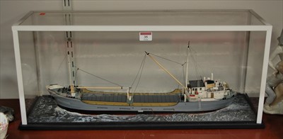 Lot 35 - A scale model of the fishing trawler Noordborg,...