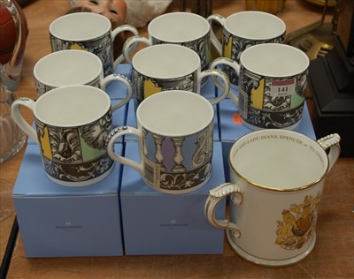 Lot 141 - A set of eight Wedgwood boxed china coffee...