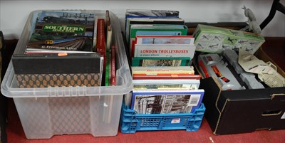 Lot 88 - Two boxes of assorted transport volumes, to...