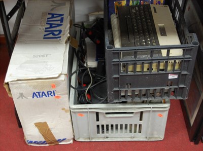 Lot 90 - An Atari 520ST home computer, and Atari 800XL...