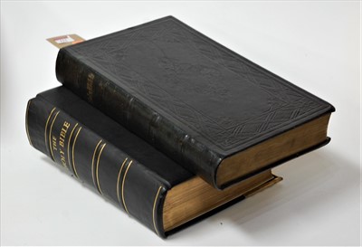 Lot 111 - Two Victorian Bibles - folio