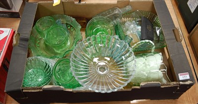 Lot 153 - A quantity of glassware, principally being...
