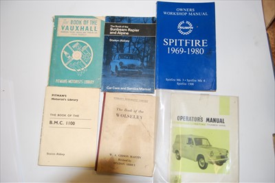 Lot 161 - Two boxes of motoring interest, largely being...