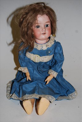 Lot 2164 - An Armand Marseille bisque head doll, having...