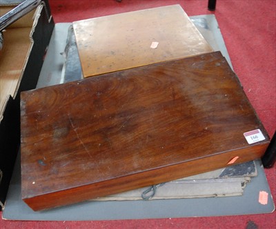 Lot 166 - A Victorian mahogany artist's box and contents,...