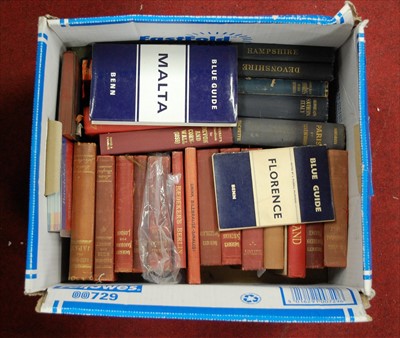 Lot 174 - A box of Baedeker Travel Guides including...