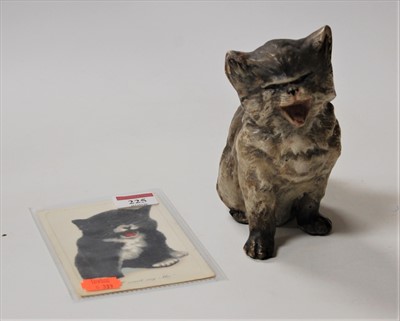 Lot 225 - In the manner of Louis Wain - a painted...