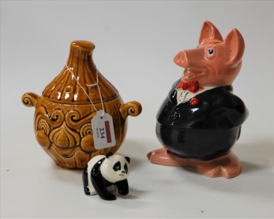 Lot 234 - A Wade Natwest money-box pig; together with a...