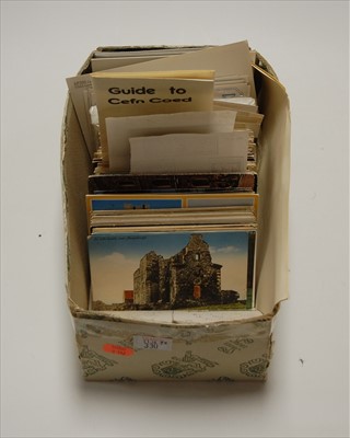 Lot 330 - A box of miscellaneous postcards, mainly being...