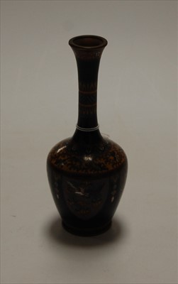 Lot 333 - A Japanese cloisonné vase, having a slender...
