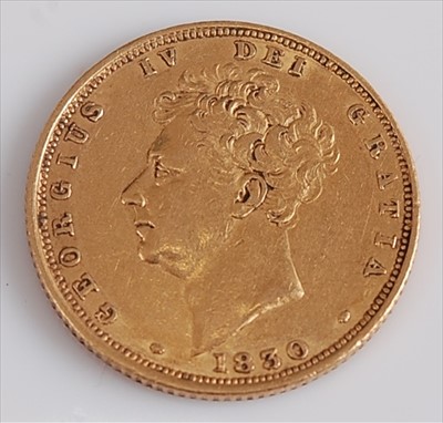 Lot 174 - Great Britain, 1830 gold full sovereign