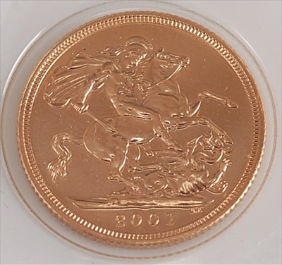 Lot 177 - Great Britain, 2001 gold full sovereign