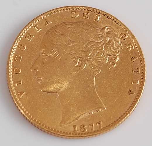 Lot 192 - Great Britain, 1877 gold full sovereign