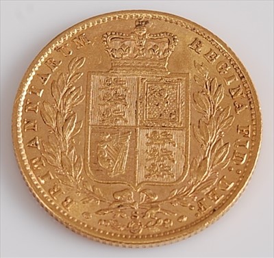 Lot 192 - Great Britain, 1877 gold full sovereign