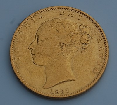 Lot 195 - Great Britain, 1839 gold full sovereign