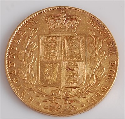 Lot 197 - Great Britain, 1847 gold full sovereign