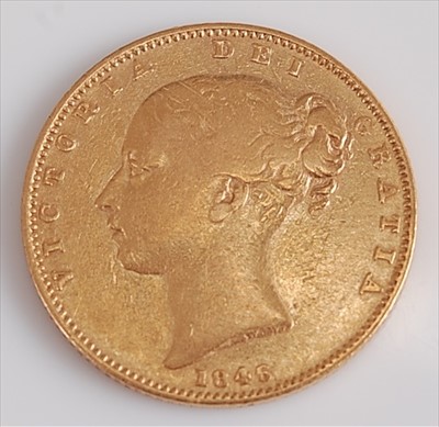 Lot 198 - Great Britain, 1846 gold full sovereign