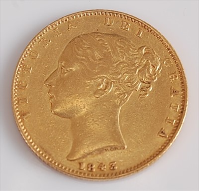 Lot 201 - Great Britain, 1843 gold full sovereign