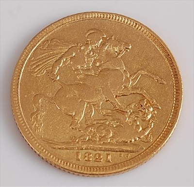 Lot 206 - Great Britain, 1821 gold full sovereign
