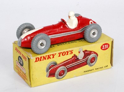 Lot 1945 - A Dinky Toys No. 231 Maserati racing car...