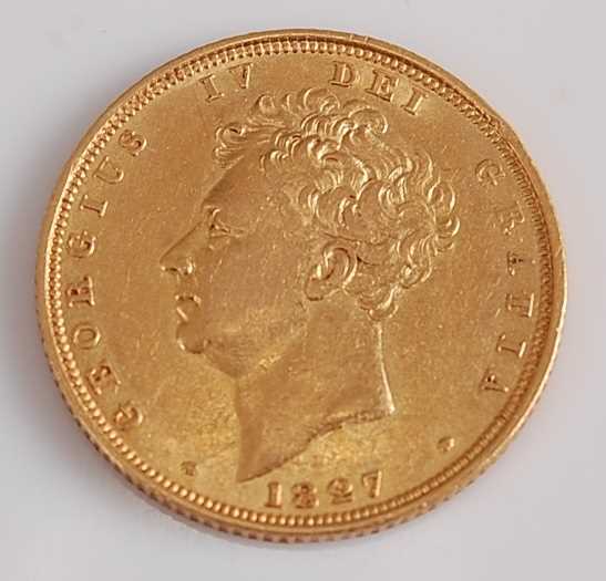 Lot 215 - Great Britain, 1827 gold full sovereign